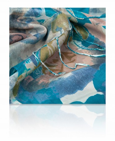 Палантин Женский S30-SMUDGE.FL/EMARELD